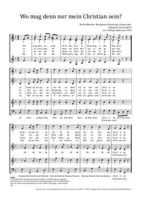 Wo mag denn nur mein Christian sein