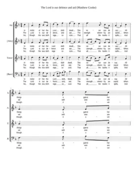 The Lord is our defence and aid