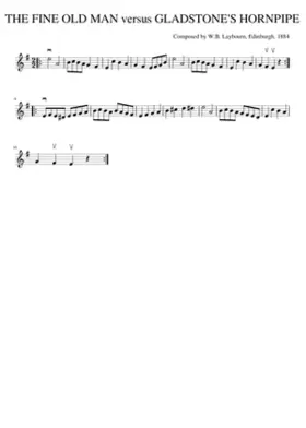 The Fine Old Man versus Gladstone's Hornpipe