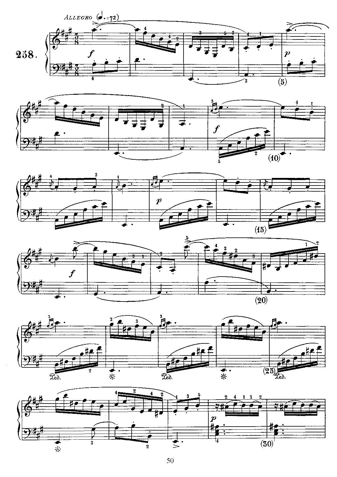 Keyboard Sonata in A major - Page 1