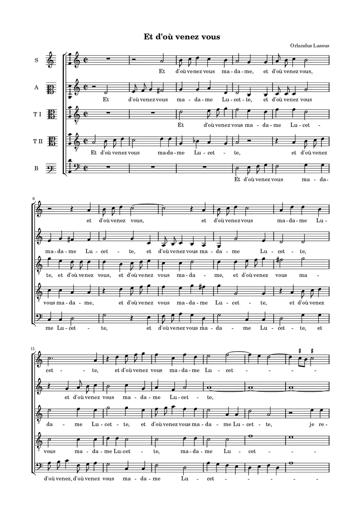 Et d'où venez vous - Page 1