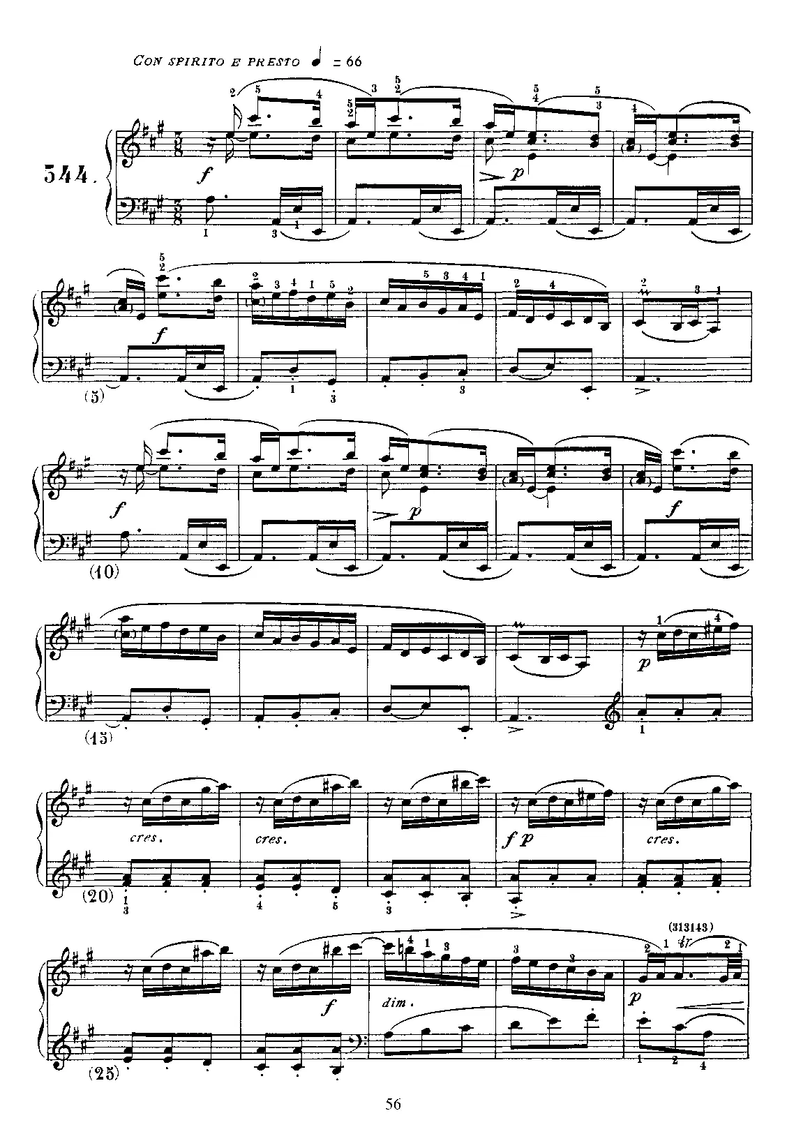 Keyboard Sonata in A major - Page 1