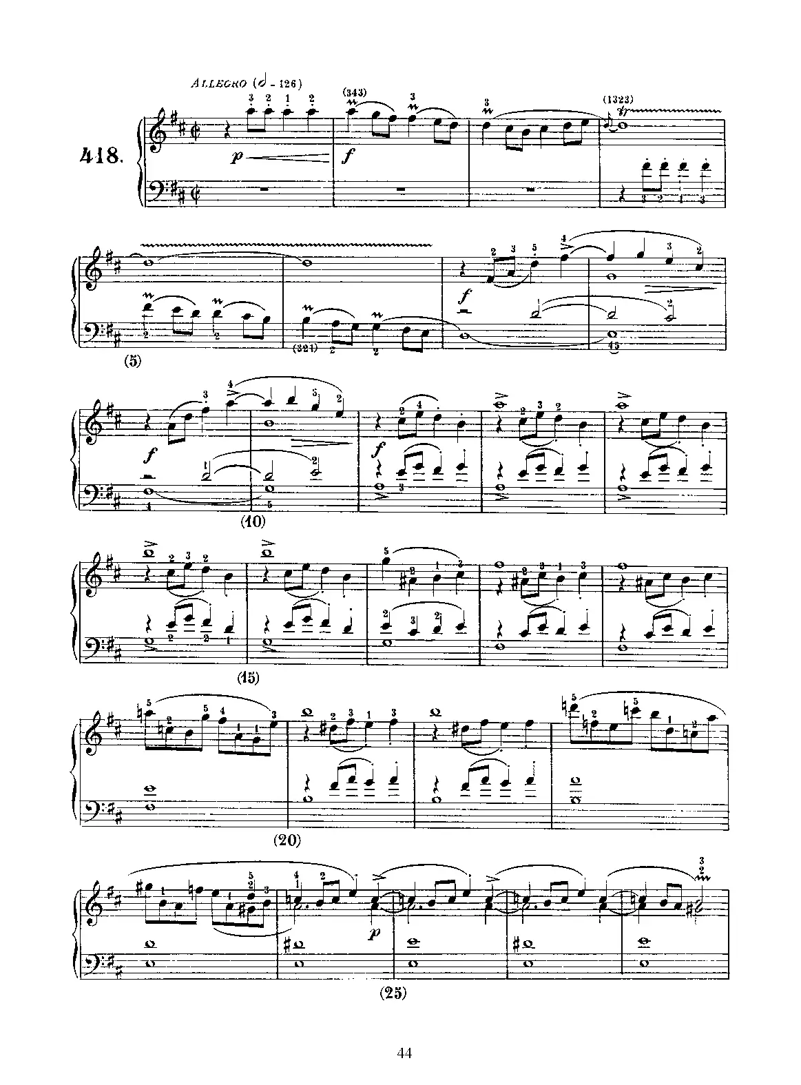 Keyboard Sonata in D major - Page 1