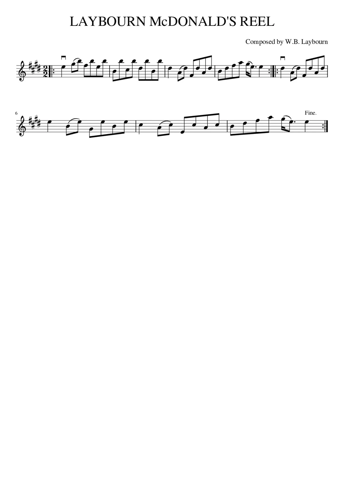 LAYBOURN McDONALD'S REEL - Page 1