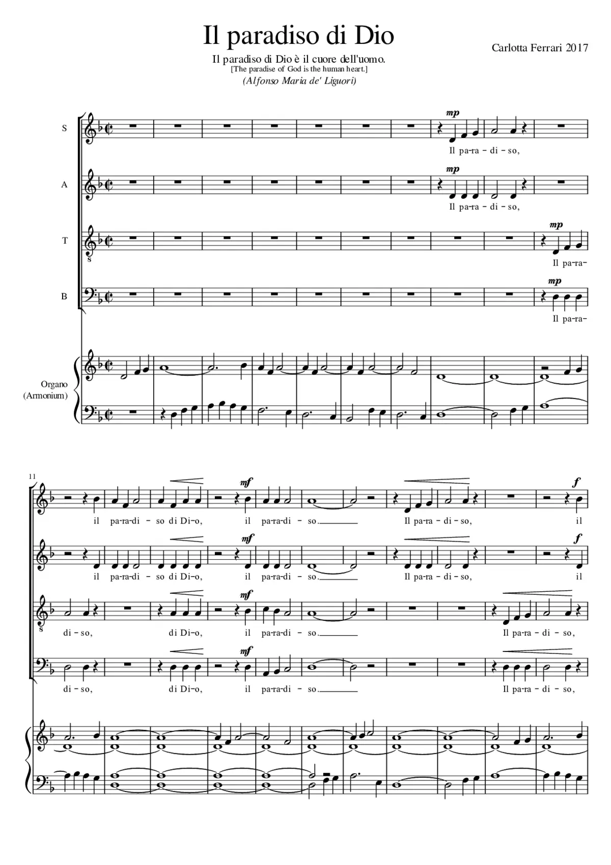 Il paradiso di Dio - Page 1