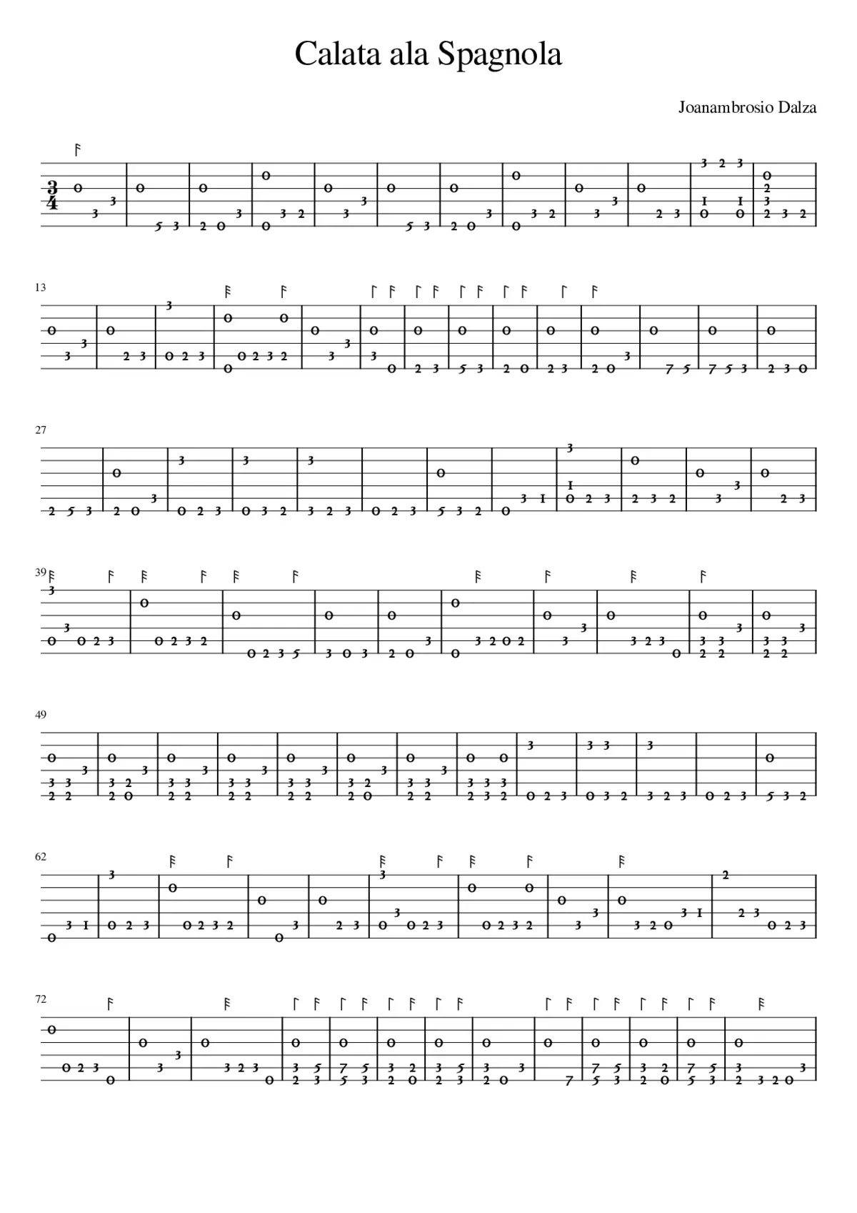 Calata ala Spagnola VI - Page 1