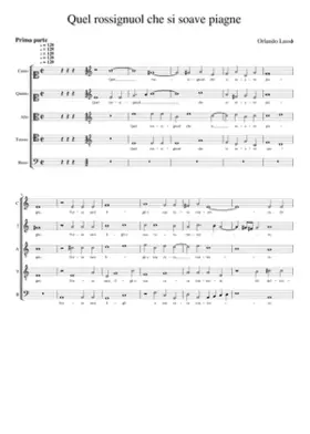 Quel rossignuol che si soave piagne