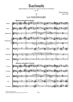 Divertimento aus Klavierstücke von François Couperin