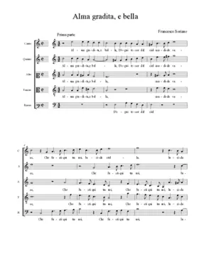 Alma gradita, e bella