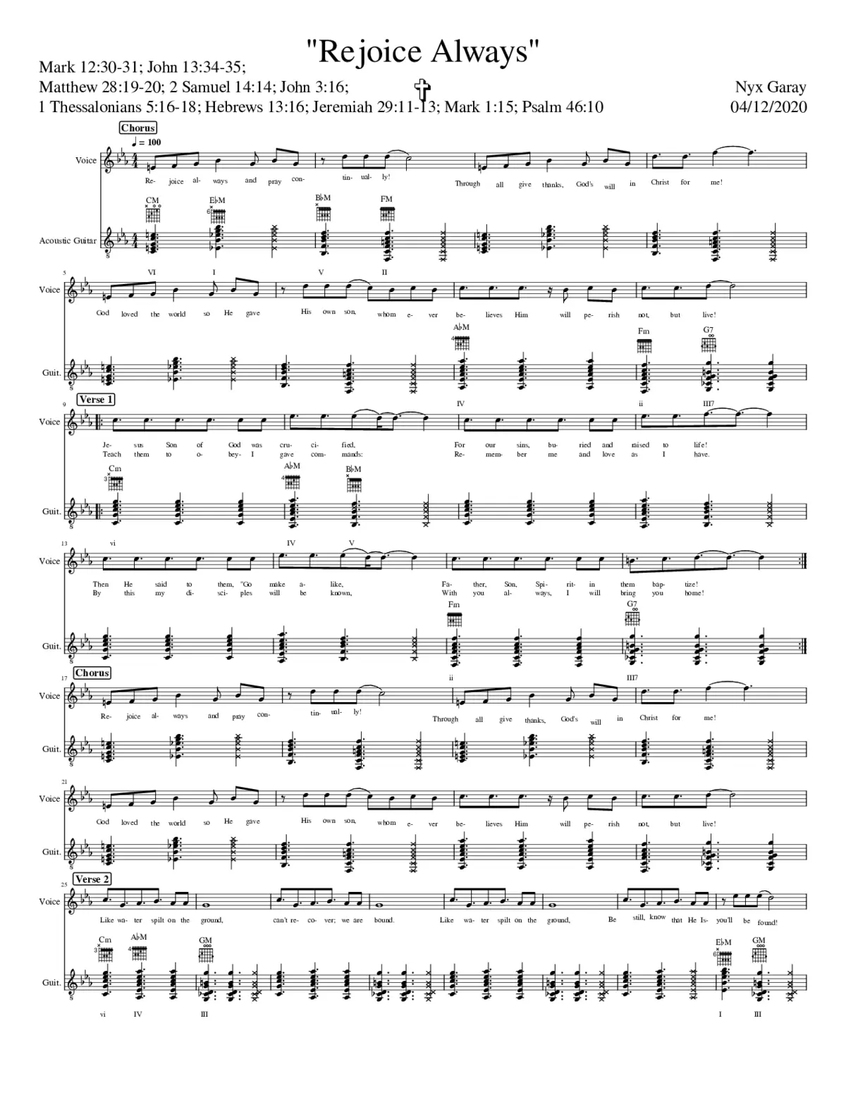 Rejoice Always - Page 1