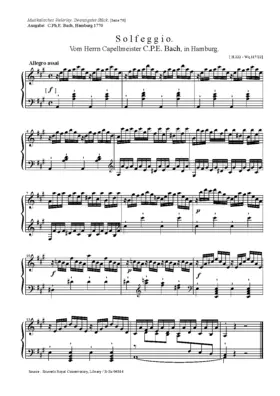 Solfeggio in A major