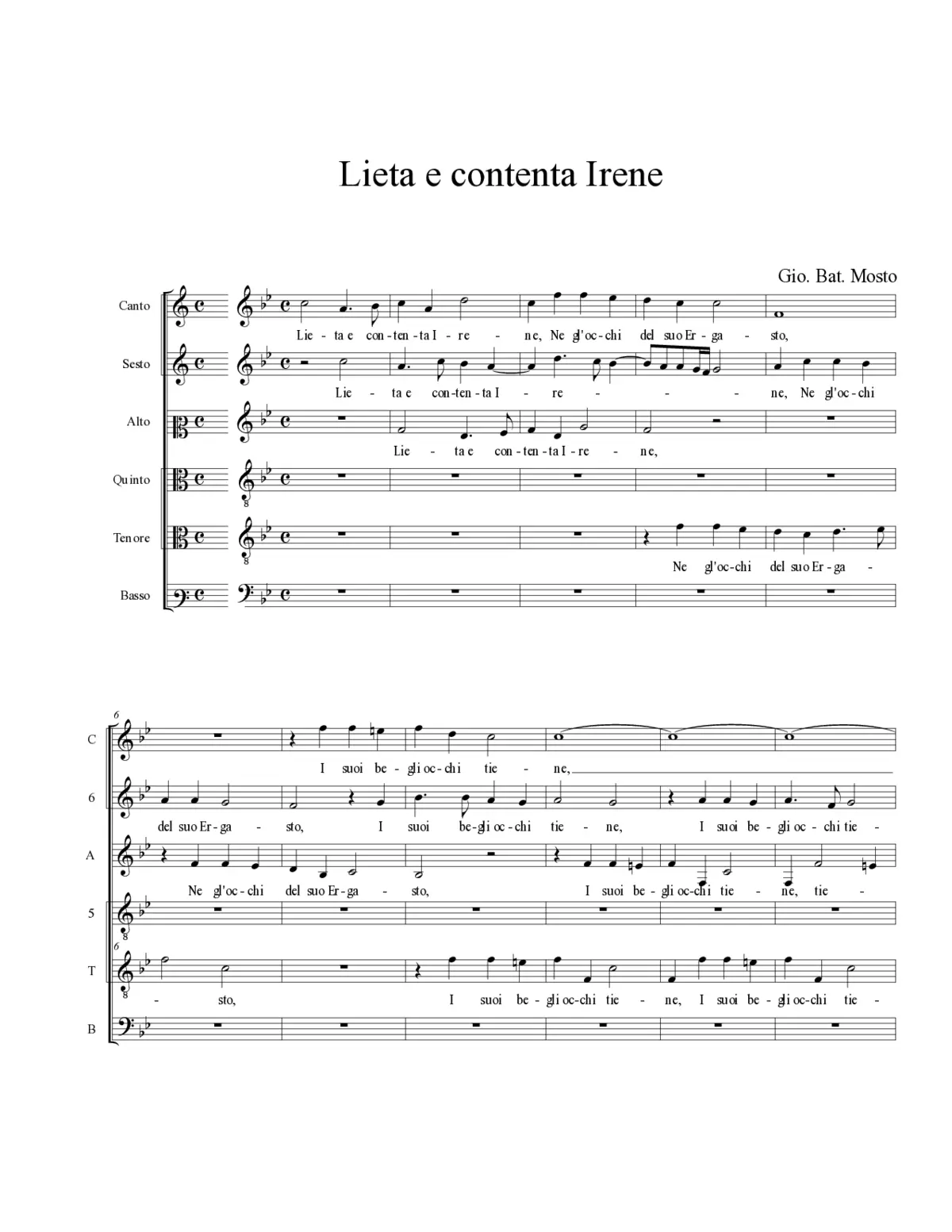 Lieta e contenta Irene - Page 1