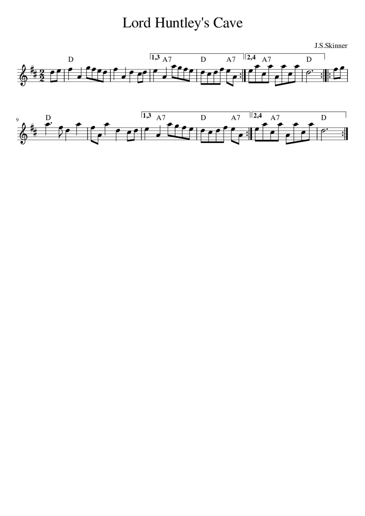 Lord Huntley's Cave - Page 1