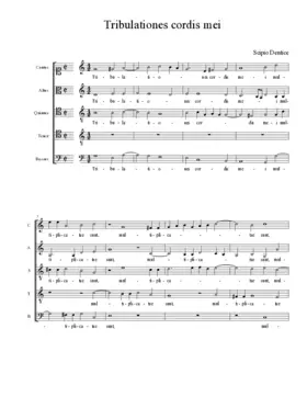 Tribulationes cordis mei