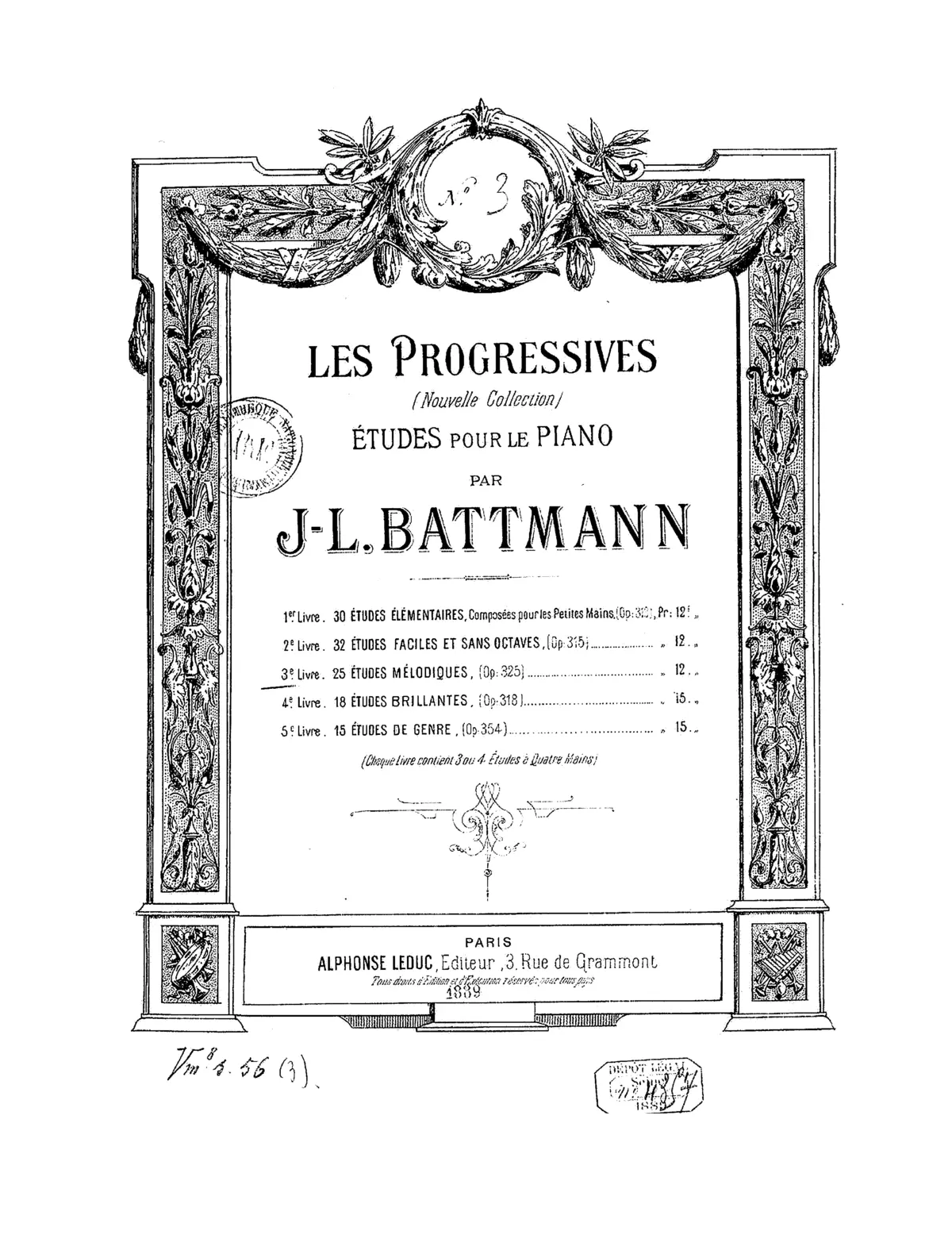 25 Études mélodiques - Page 1