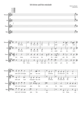 Ich brinn und bin entzündt - Brinn und zürne nur immerfort