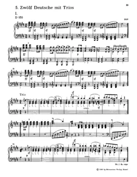 German Dance with Trio in E major