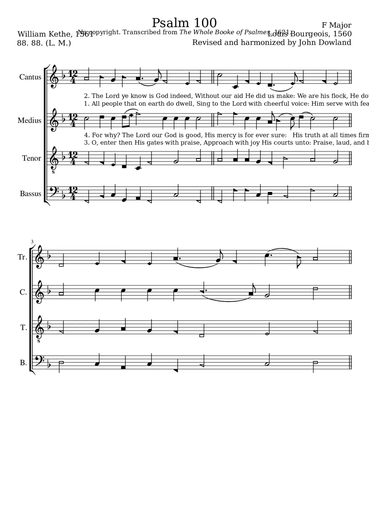 All people that on earth do dwell - Page 1