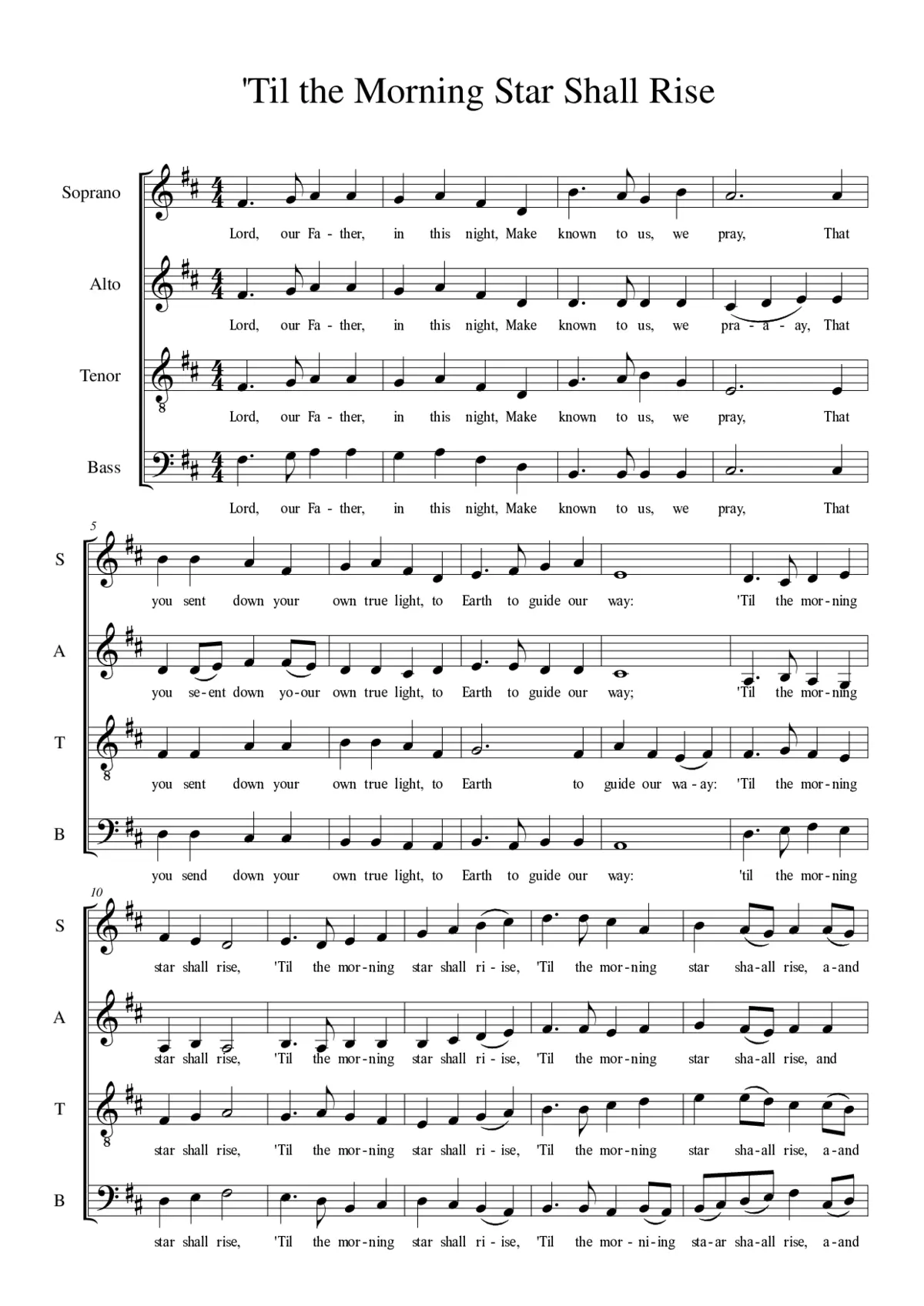 'Til the morning star shall rise - Page 1