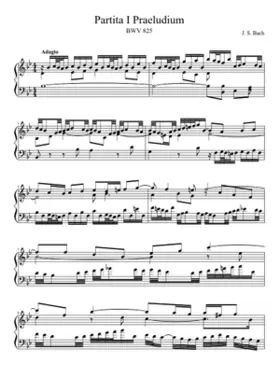 Partita in B-flat major BWV 825