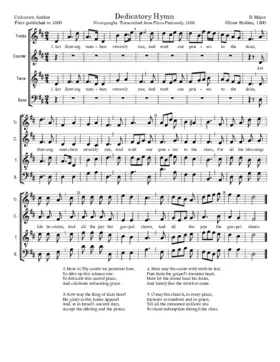 Dedicatory Hymn
