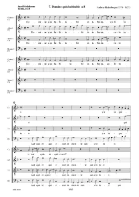 Domine quis habitabit