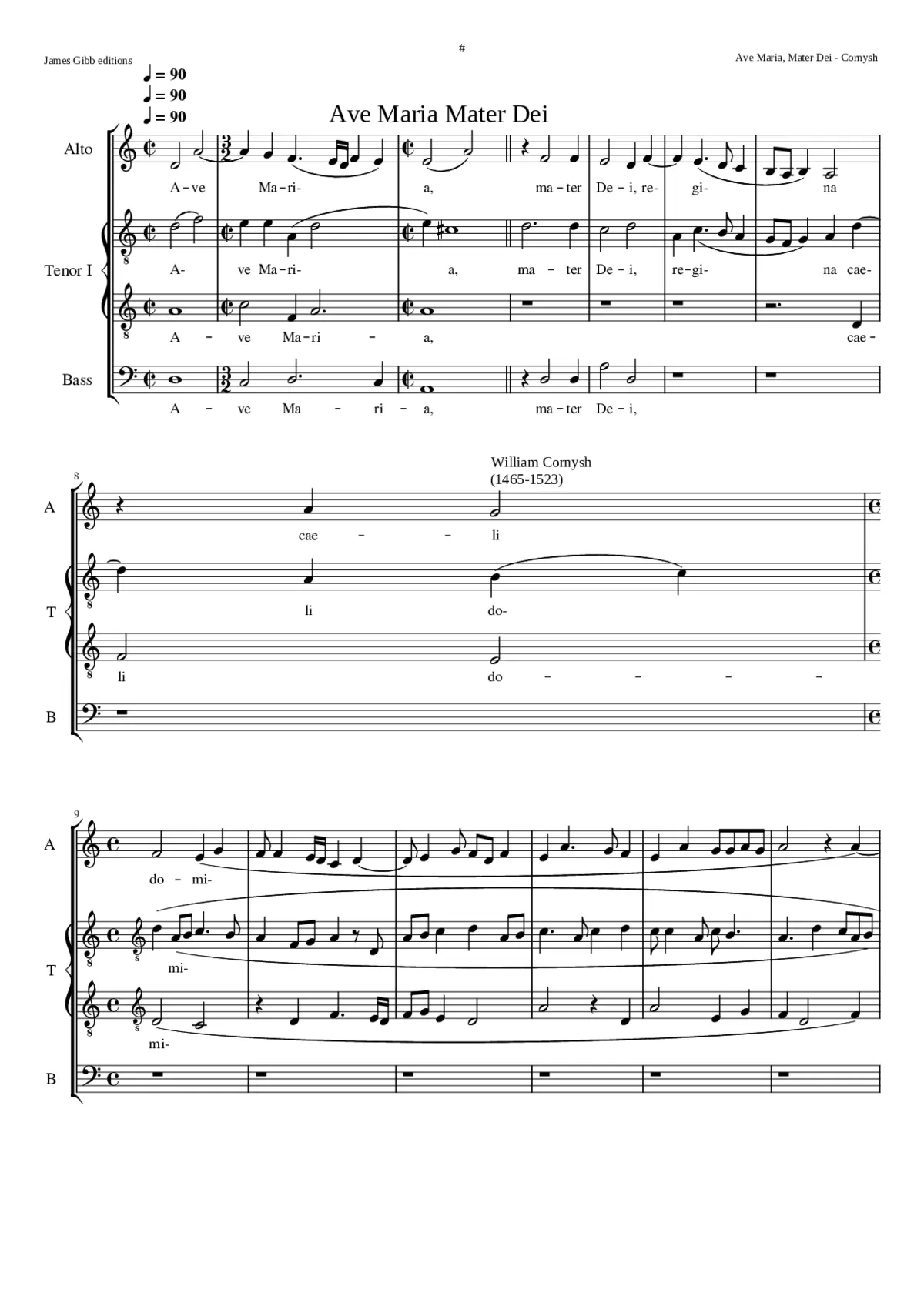 Ave Maria Mater Dei - Page 1