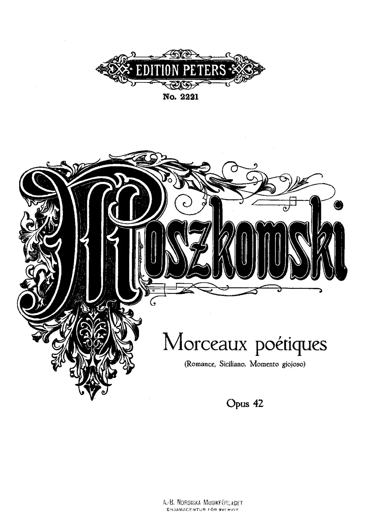3 Morceaux poétiques - Page 1