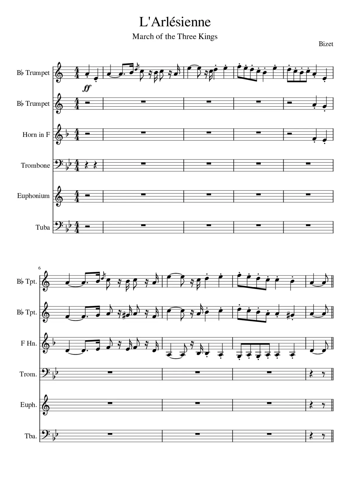 L'Arlésienne - Page 1