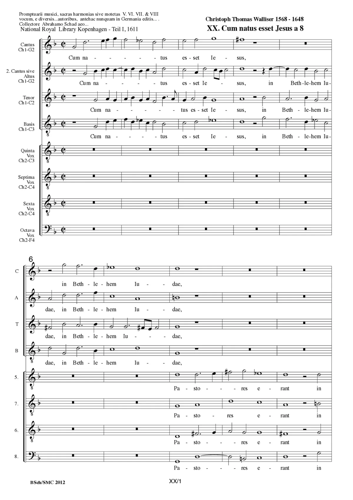 Cum natus esset Jesus - Page 1