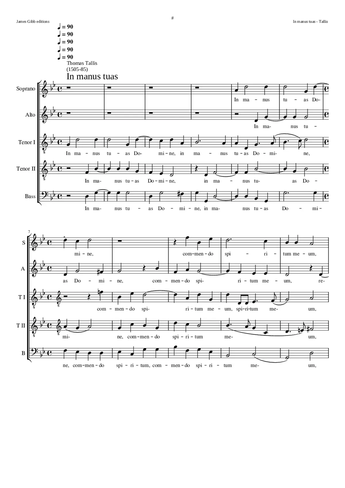 In manus tuas Domine - Page 1