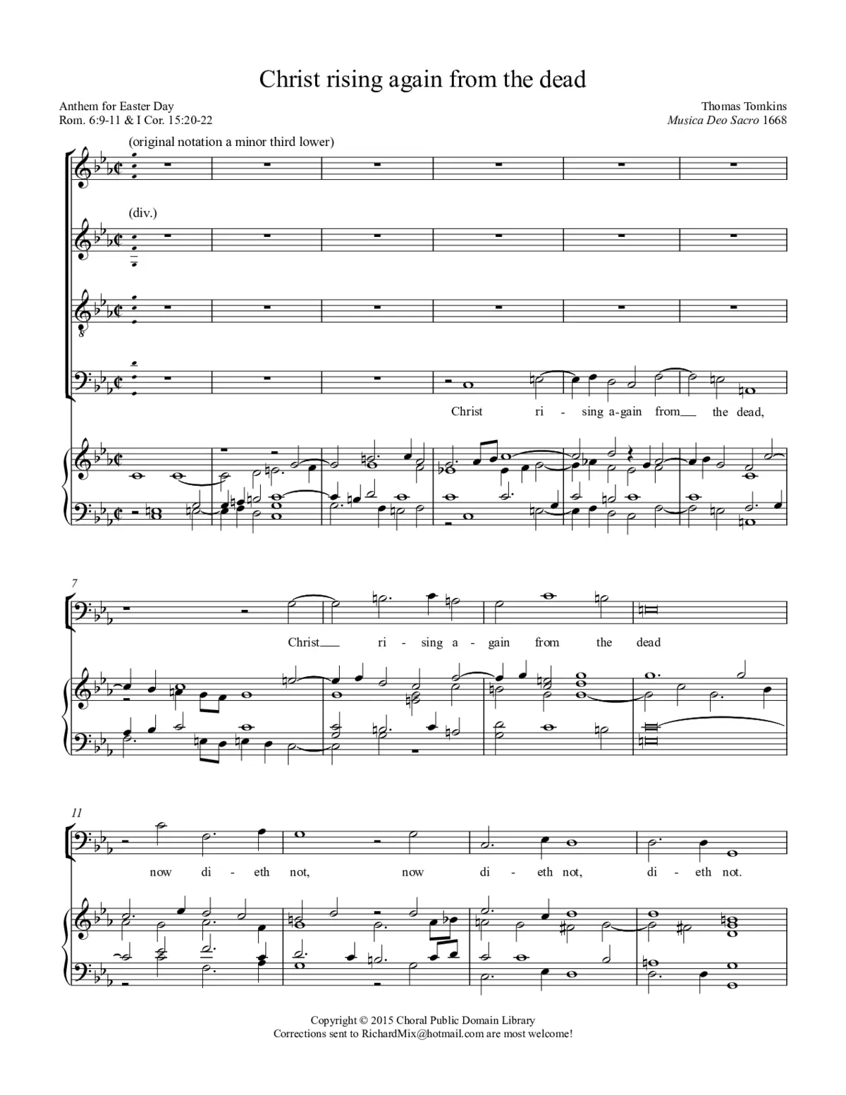 Christ rising again from the dead - Page 1