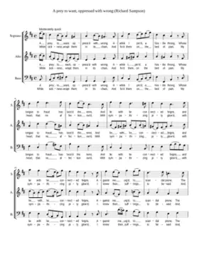 A prey to want oppressed with wrong