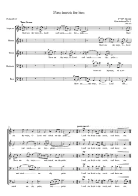 1st Introit for lent (Shew me thy ways O Lord)