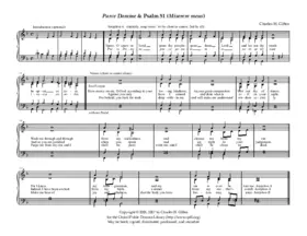 Parce Domine with Psalm 51