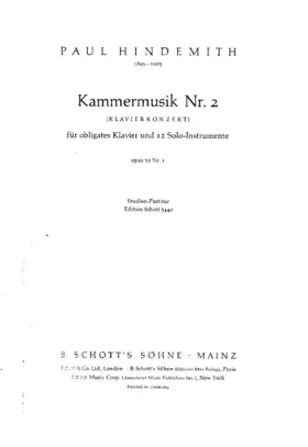 Kammermusik No.2