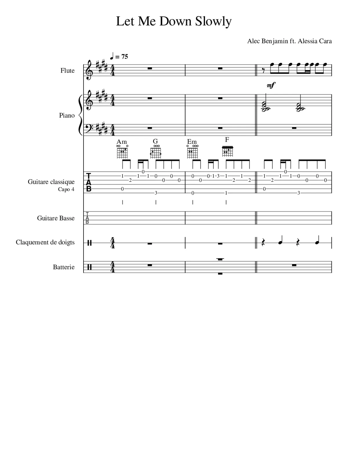 let me down slowly - Page 1