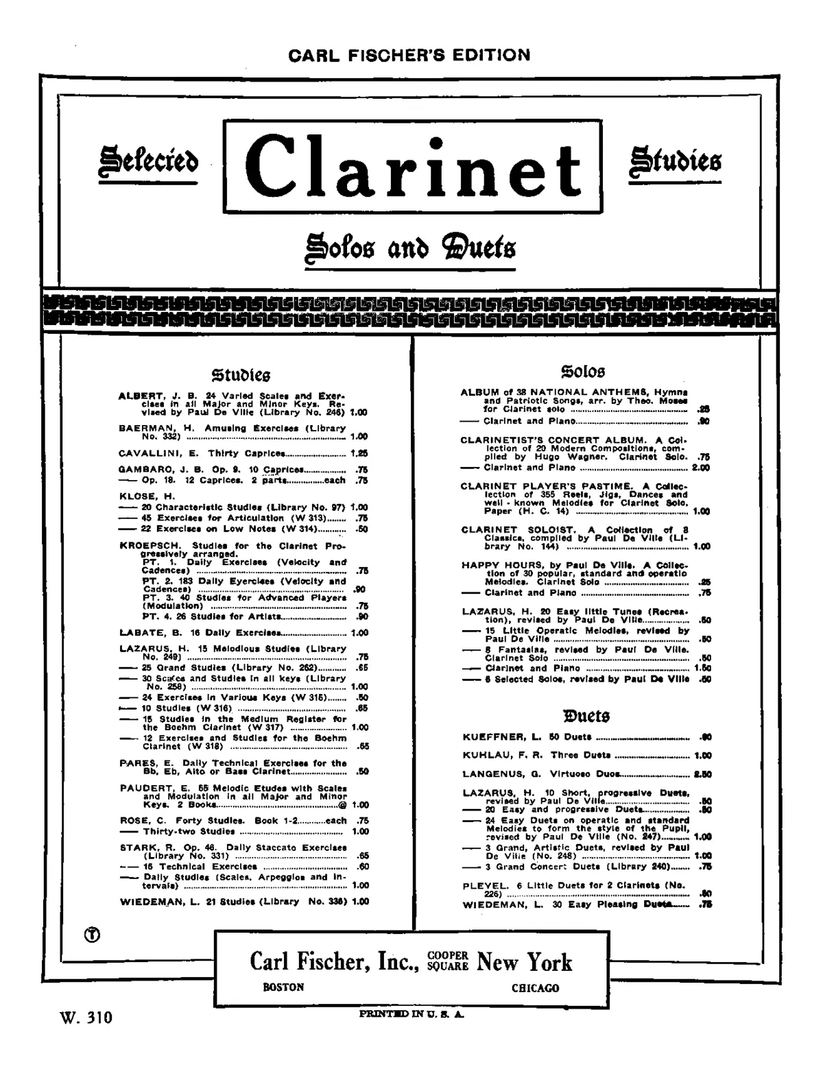 10 Caprices - Page 1