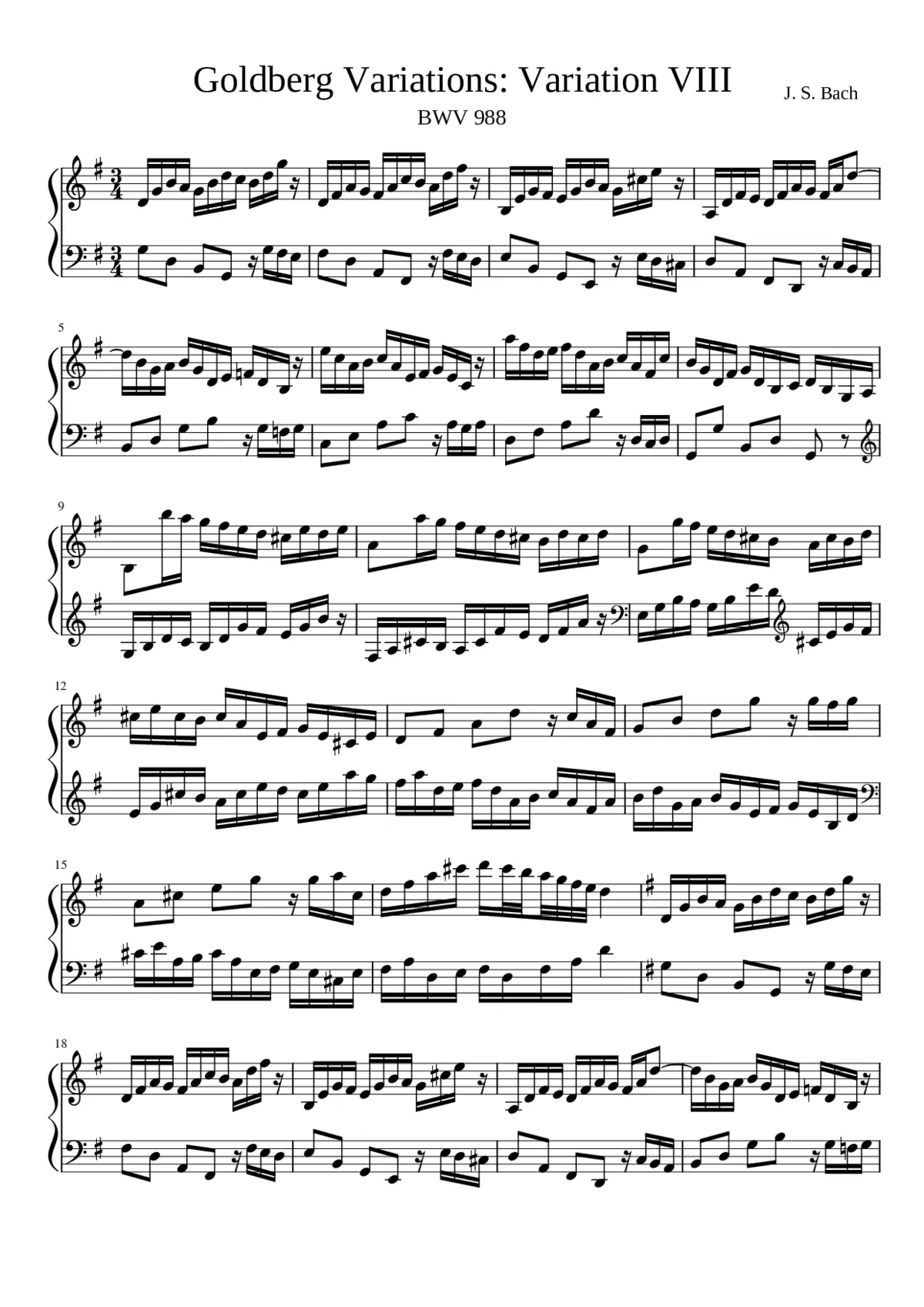 Goldberg-Variationen BWV 988 - Page 1