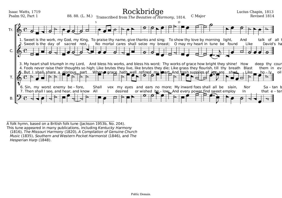Rockbridge - Lucius Chapin - Page 1