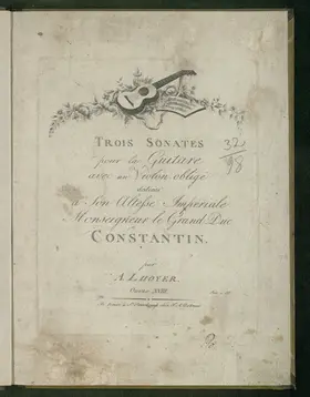 Sonates for Guitar with Violin