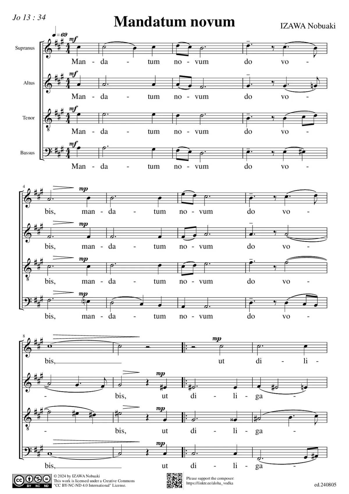 Mandatum novum - Page 1