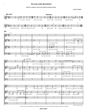 Te lucis ante terminum