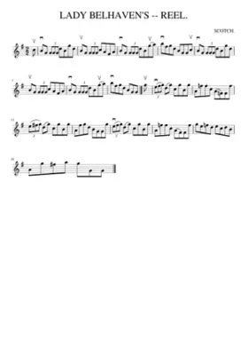 LADY BELHAVEN'S -- REEL.