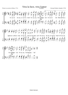 Viva la face - George Frideric Handel