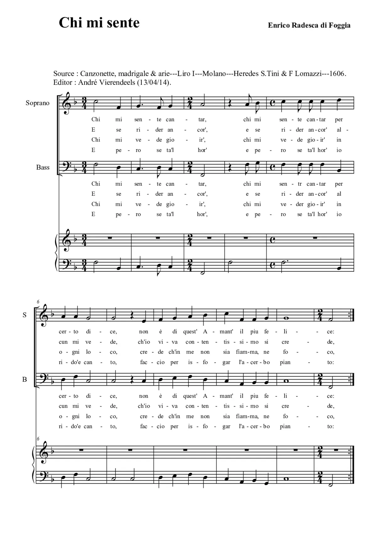 Chi mi sente - Page 1