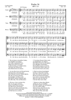Ich sag's von Grund meins Herzens frei, SWV 133