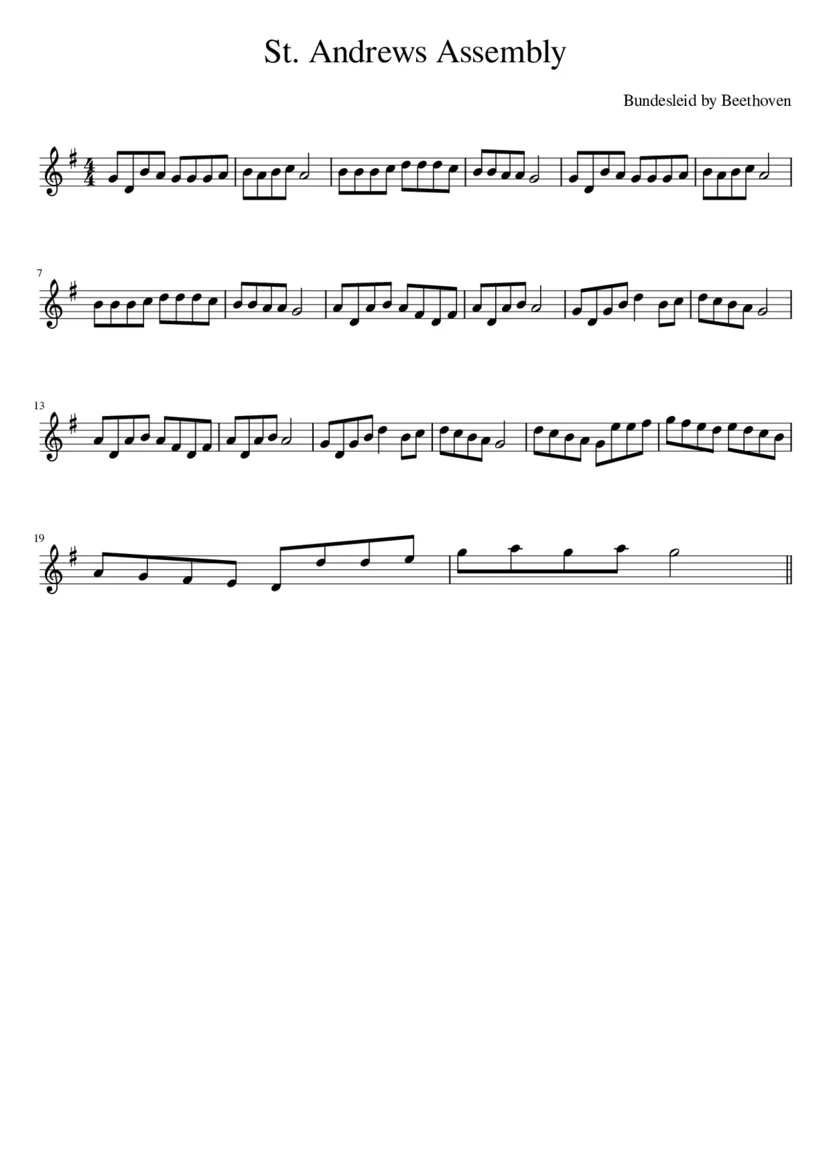 St. Andrews Assembly - Page 1