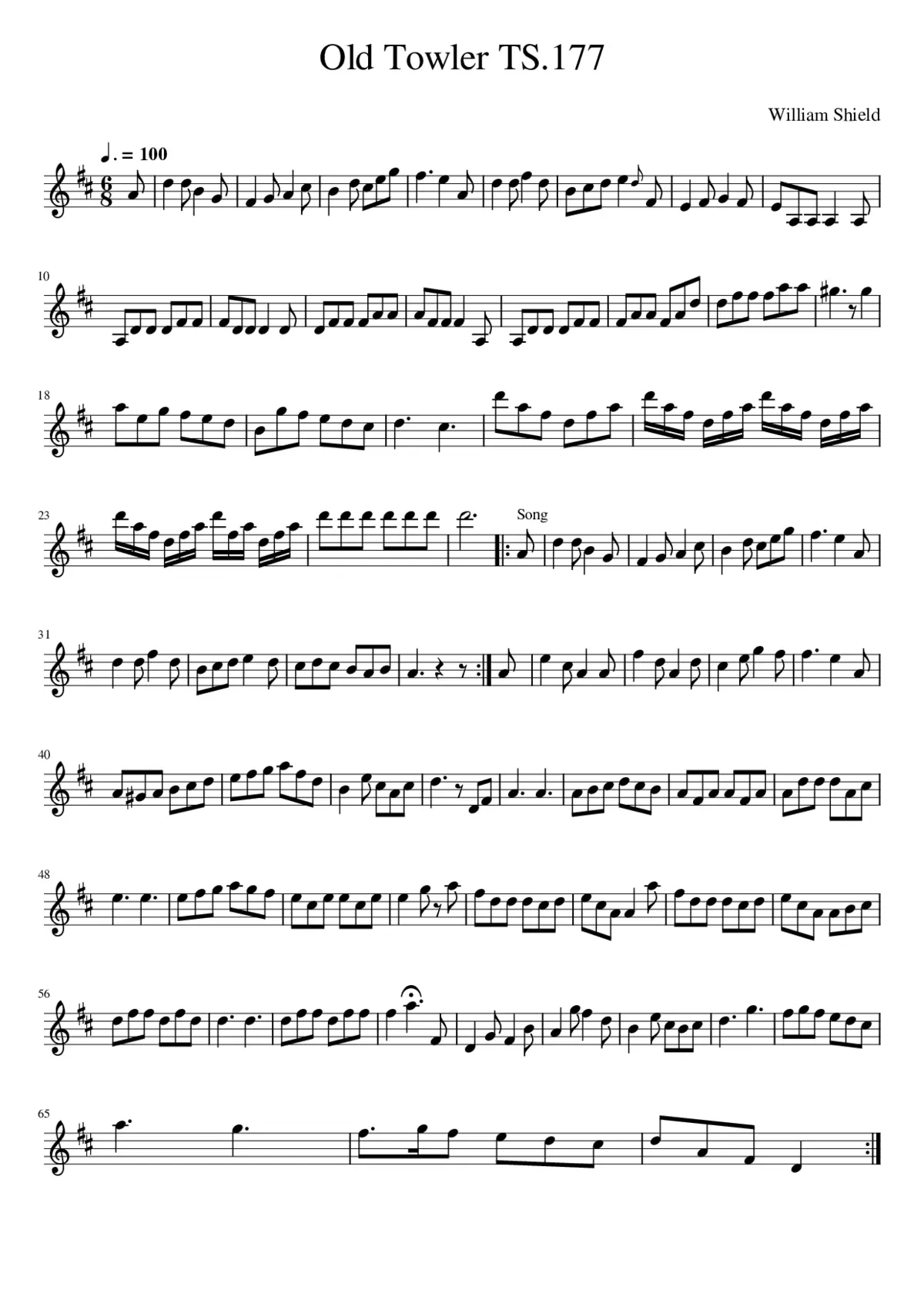 Old Towler TS.177 - Page 1