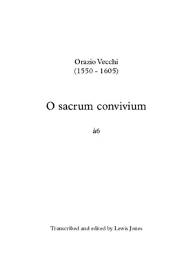 O sacrum convivium